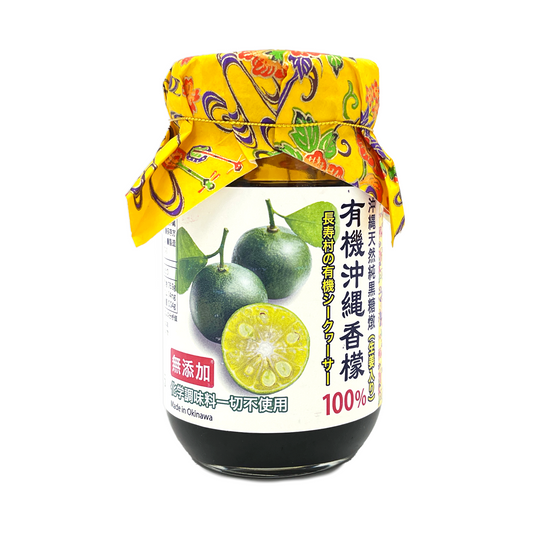 Okinawa Pure Black Sugar Stewed with Organic Lime & Ginger Slices 沖繩純黑糖燉有機香檬加薑片 240g