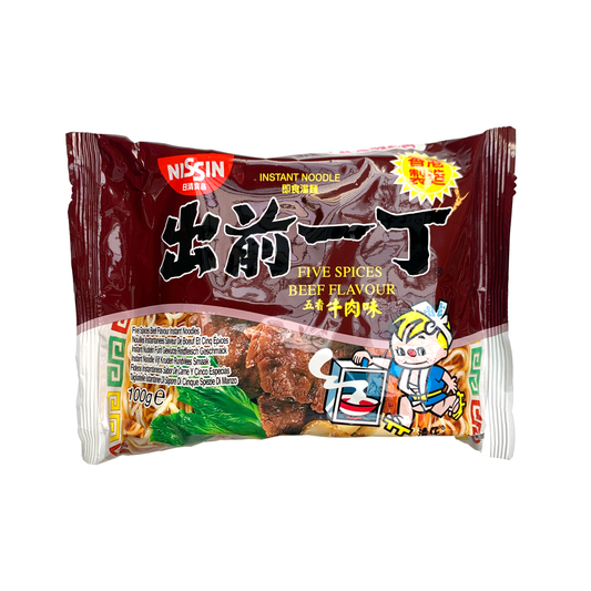 NISSIN Demae Ramen HK (Five Spice Beef) 日清出前一丁 香港 (五香牛肉味) 100g