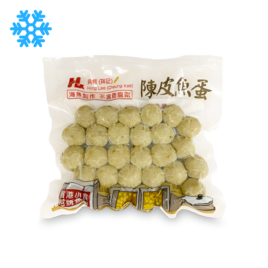 FROZEN ❄ HING LEE Fish Balls with Mandarin Peel 興利陳皮魚蛋 200g