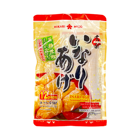 HIKARI MISO Inari Age Seasoned Fried Bean Curd 日本油炸豆腐皮 12pcs