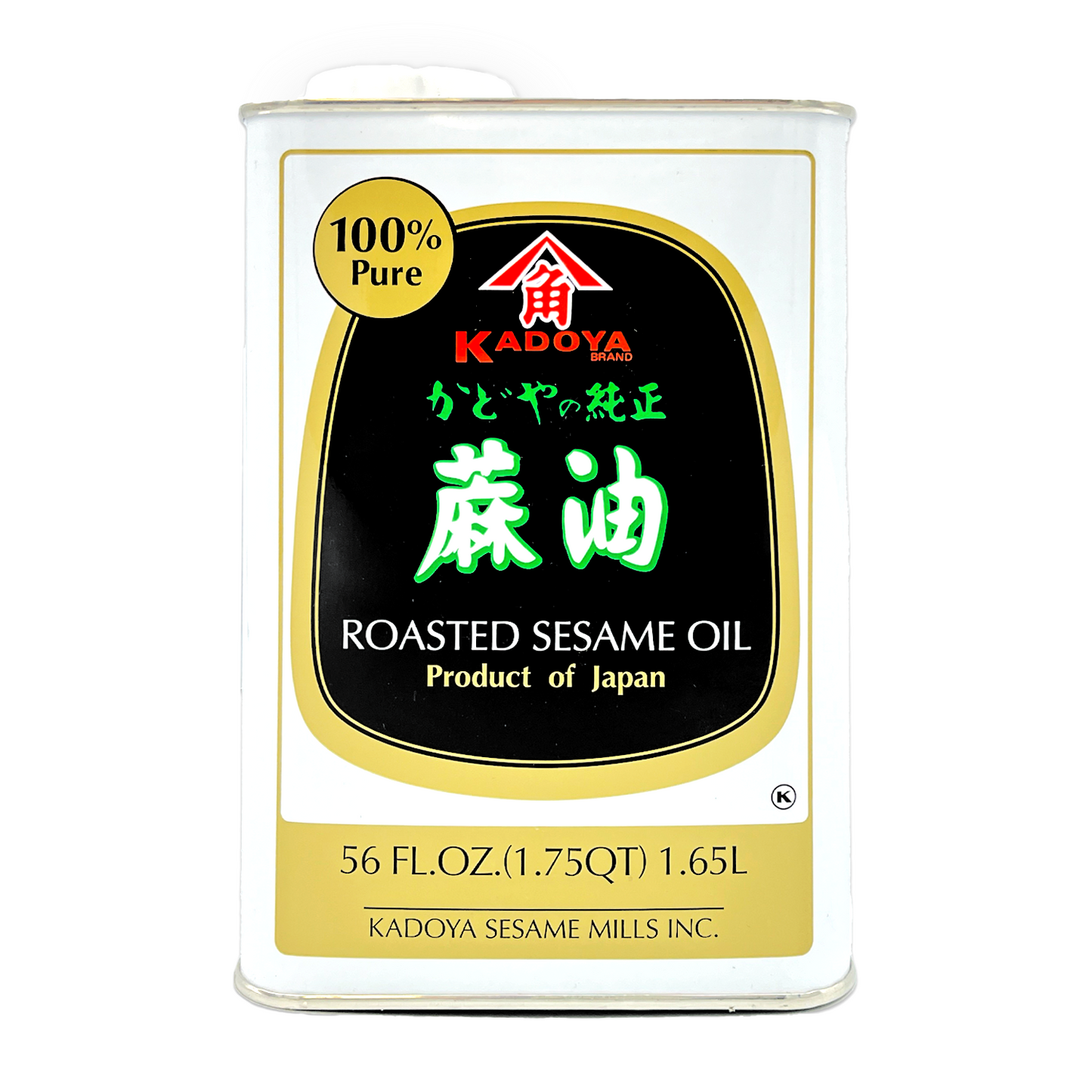 角屋日本純正上等芝麻油補充裝 KADOYA Pure Roasted Sesame Oil Refill 1656ml