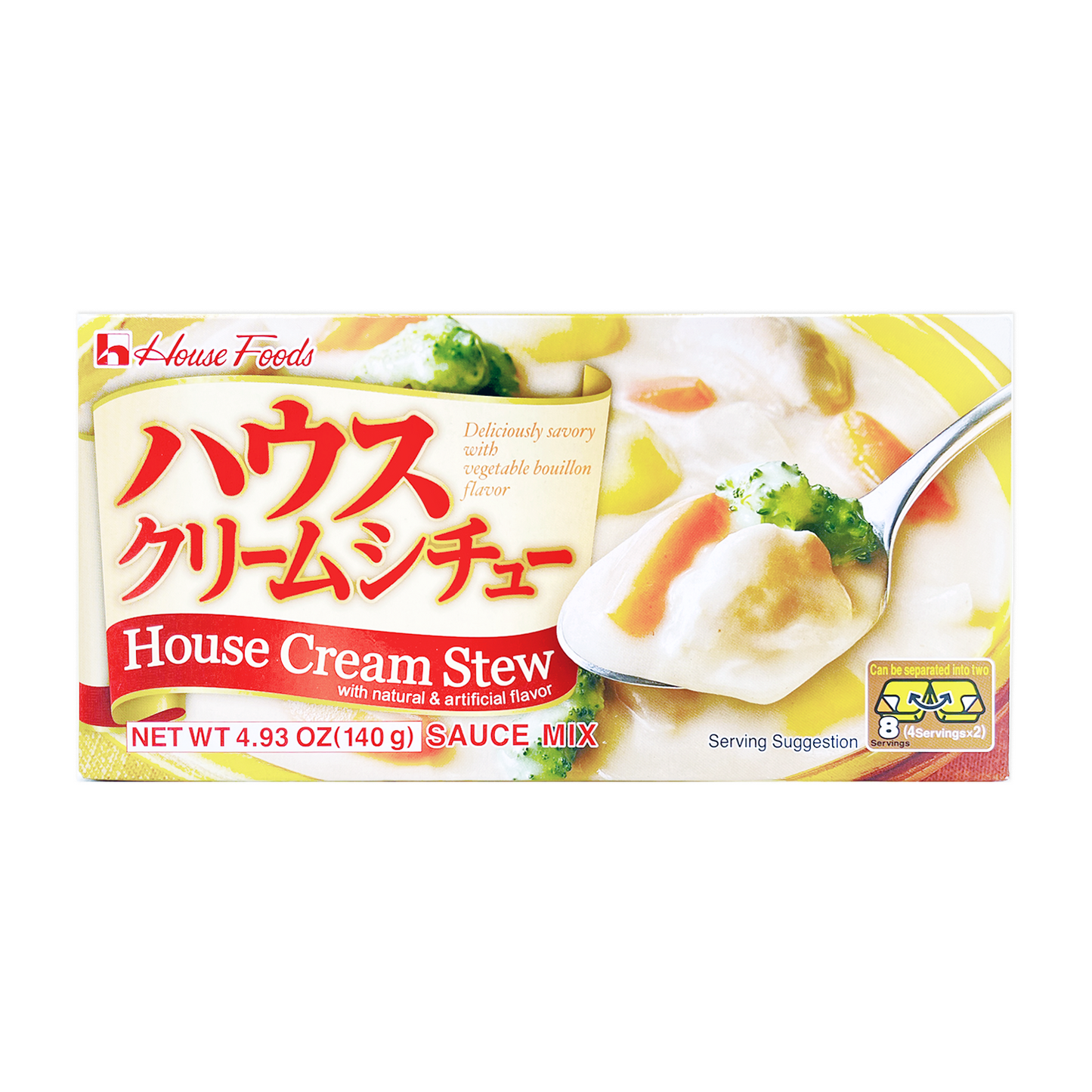 HOUSE FOODS 日本白汁燴飯醬 Japanese Cream Stew Roux 140g