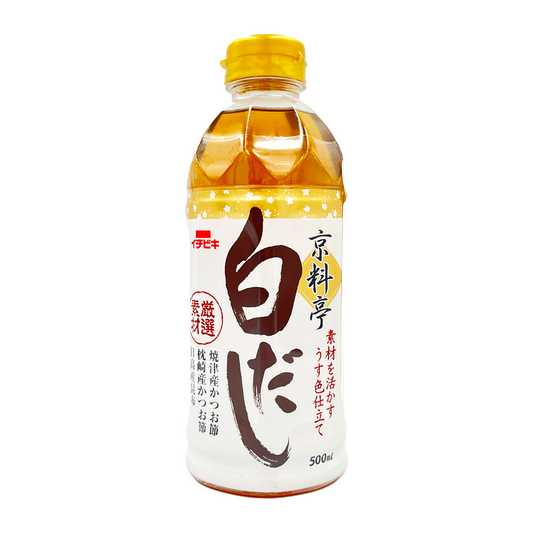 ICHIBIKI 日本白昆布汁 Ryotei Aji White Dashi Tsuyu Soup Base 500ml