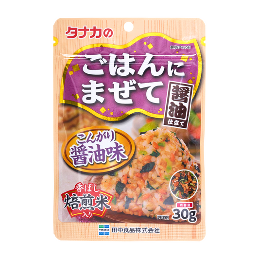 田中日本拌飯料 (燒豉油) TANAKA Furikake Rice Topping (Roasted Soy Sauce) 30g