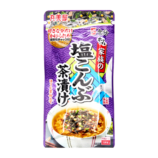 丸美屋日本茶漬調味料 (鹹昆布) MARUMIYA Chazuke Rice Soup Topping (Shredded Kelp) 5pks