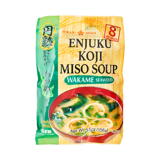 HIKARI MISO 日本即食味噌湯 (裙帶菜) Enjuku Instant Miso Soup (Wakame Seaweed) 8pks