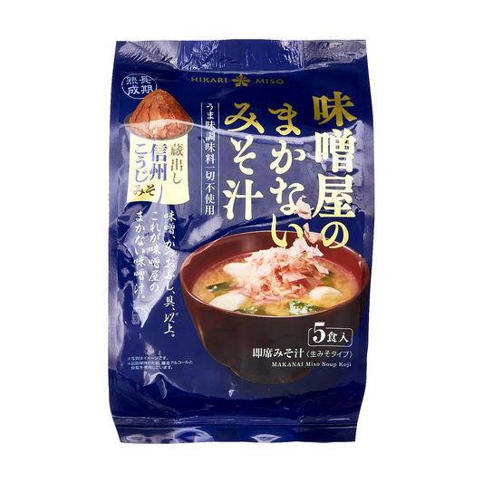 HIKARI MISO 日本即食鲣魚片味噌湯 Instant Miso Soup with Bonito Flakes 5pks